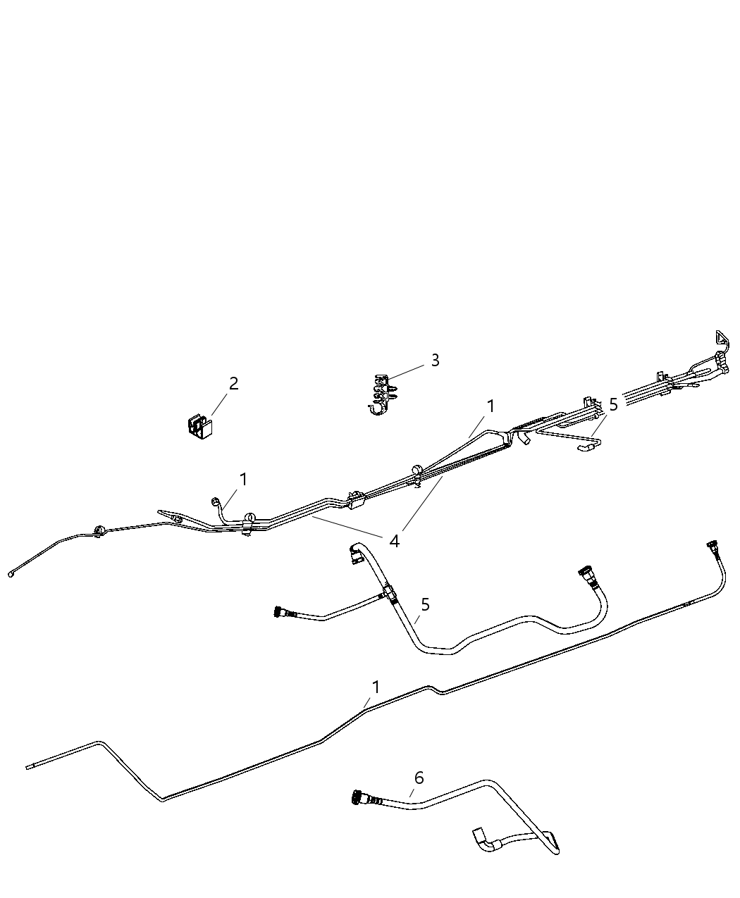 Mopar 5290523AB CHSSBNDLE-Fuel Line