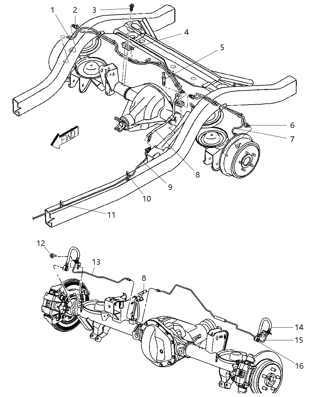 Mopar V1128430AA Line-Brake