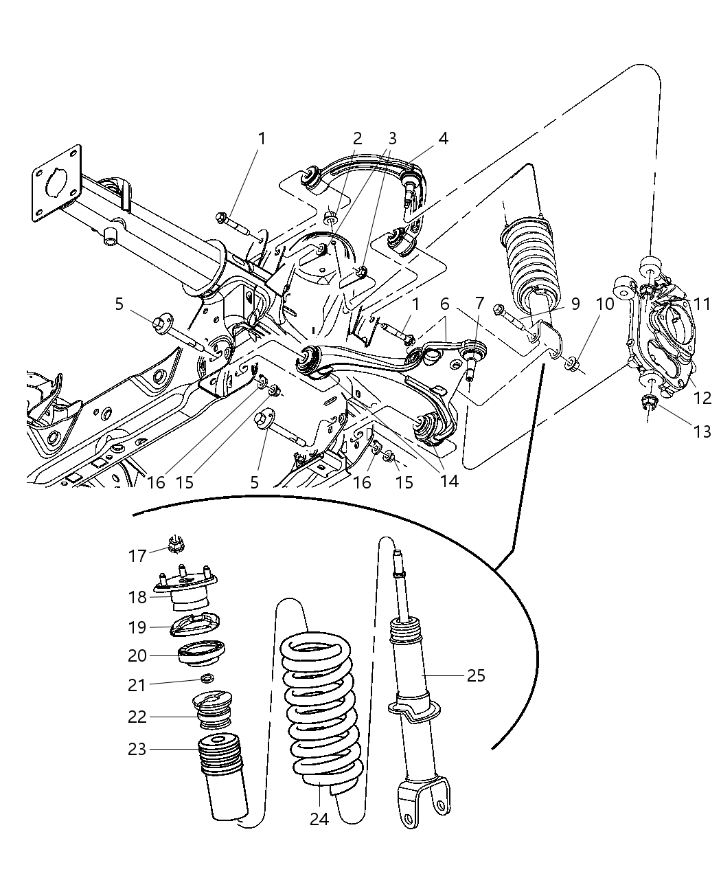 Mopar 5161418AA Ring-Ball Joint