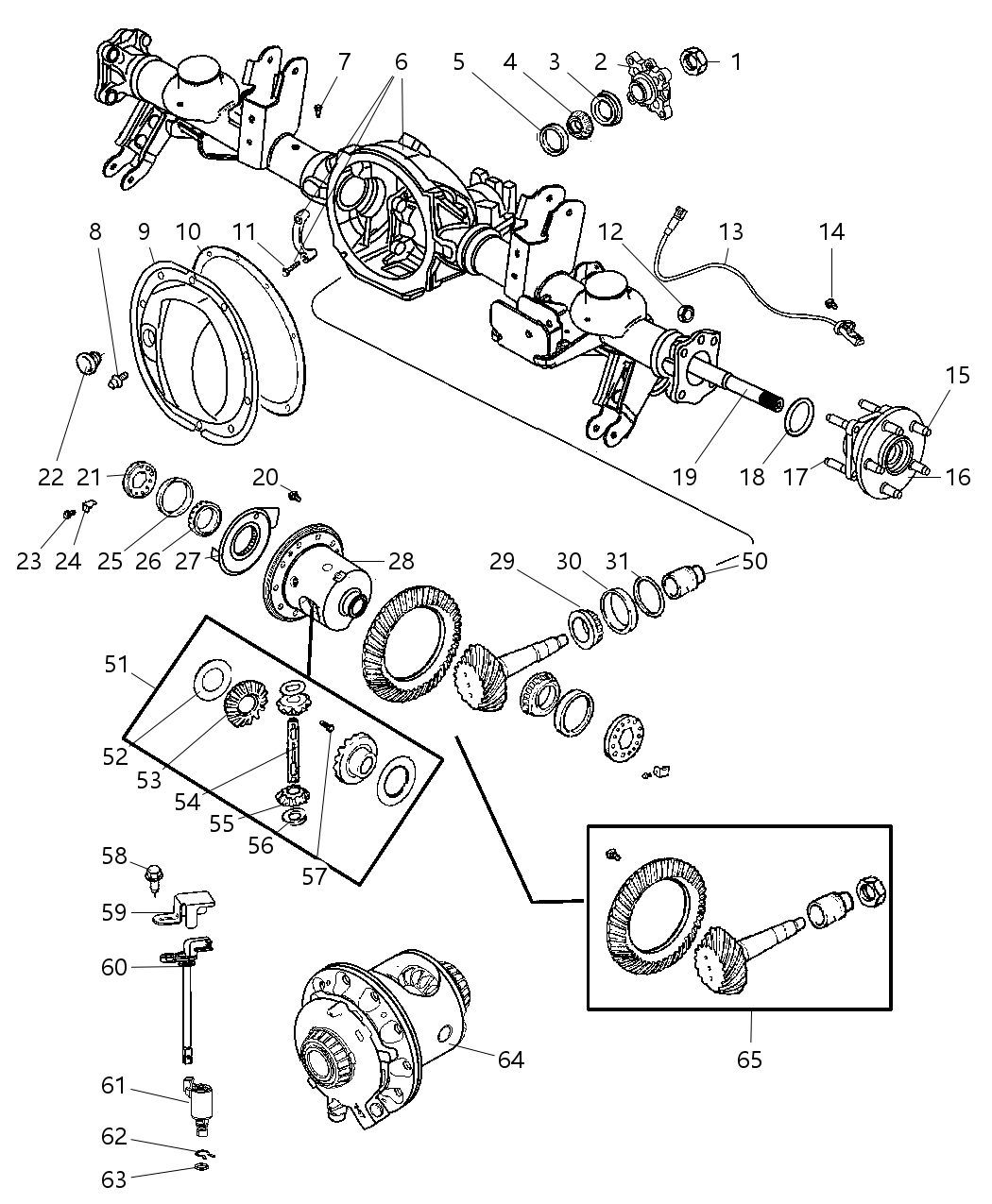 Mopar 3723522 SHIM-Drive PINION Bearing