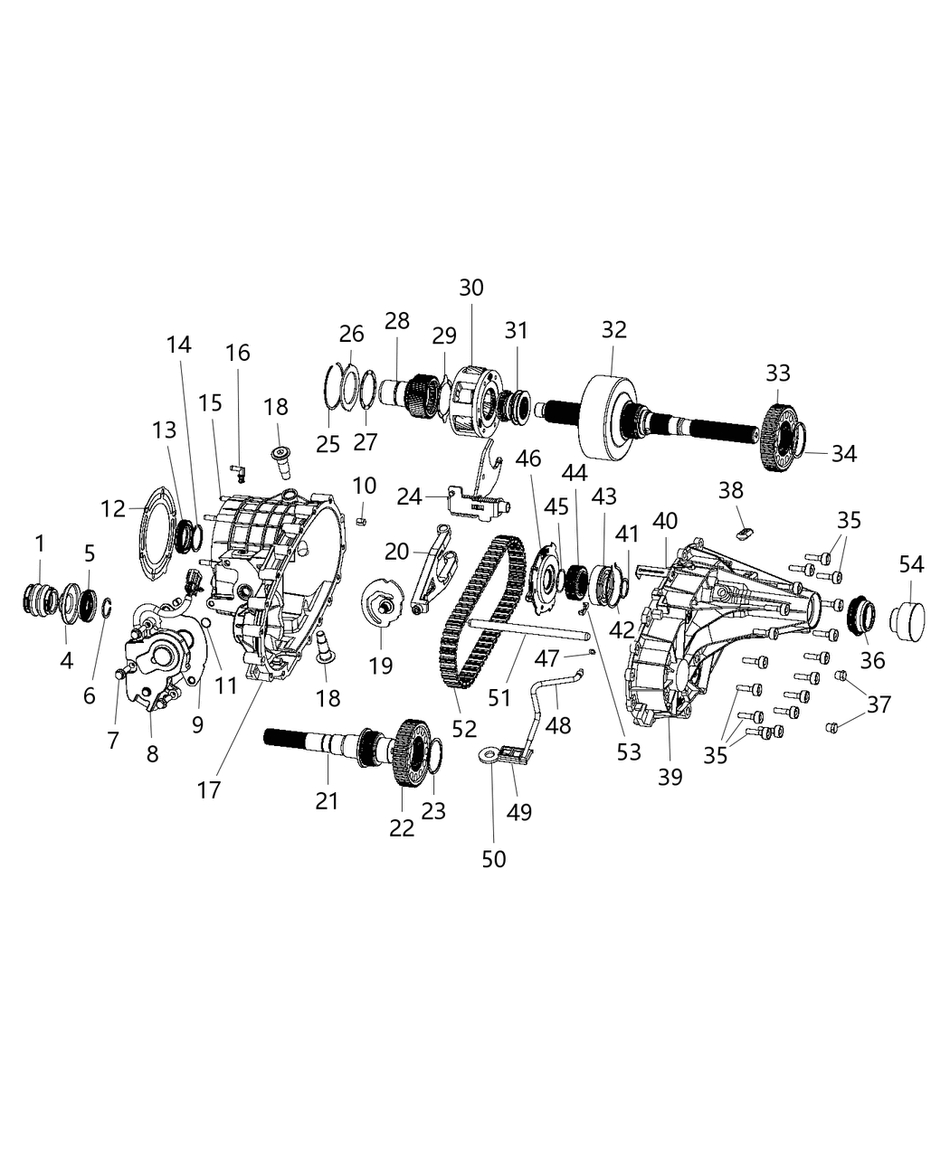 Mopar 68185015AA Shaft-Transfer Case