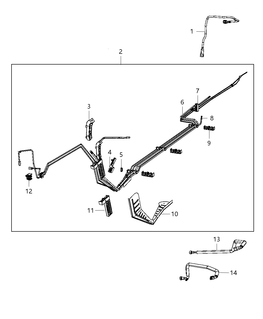 Mopar 68103991AA Tube-Fuel Supply