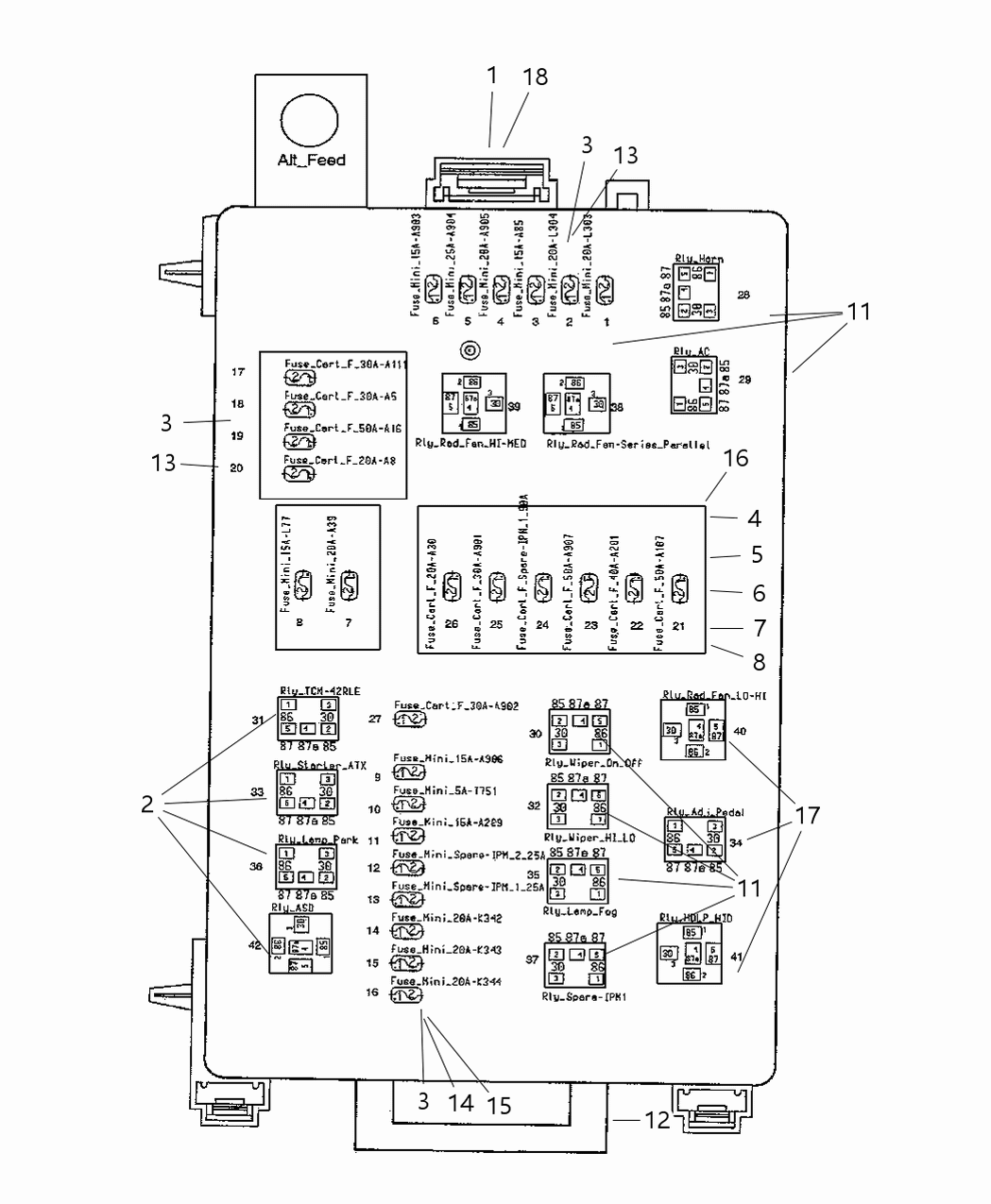 Mopar MAX60 Fuse-Maxi