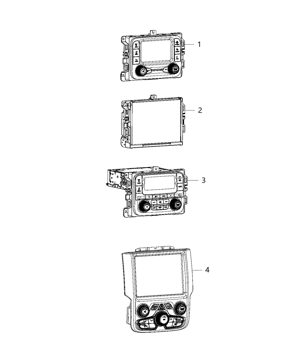 Mopar 68331631AD Radio-Multi Media