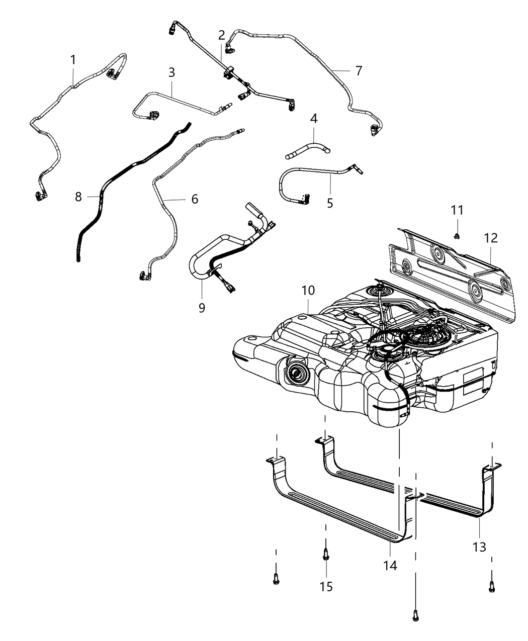 Mopar 4721758AB Tube-Fuel Vapor