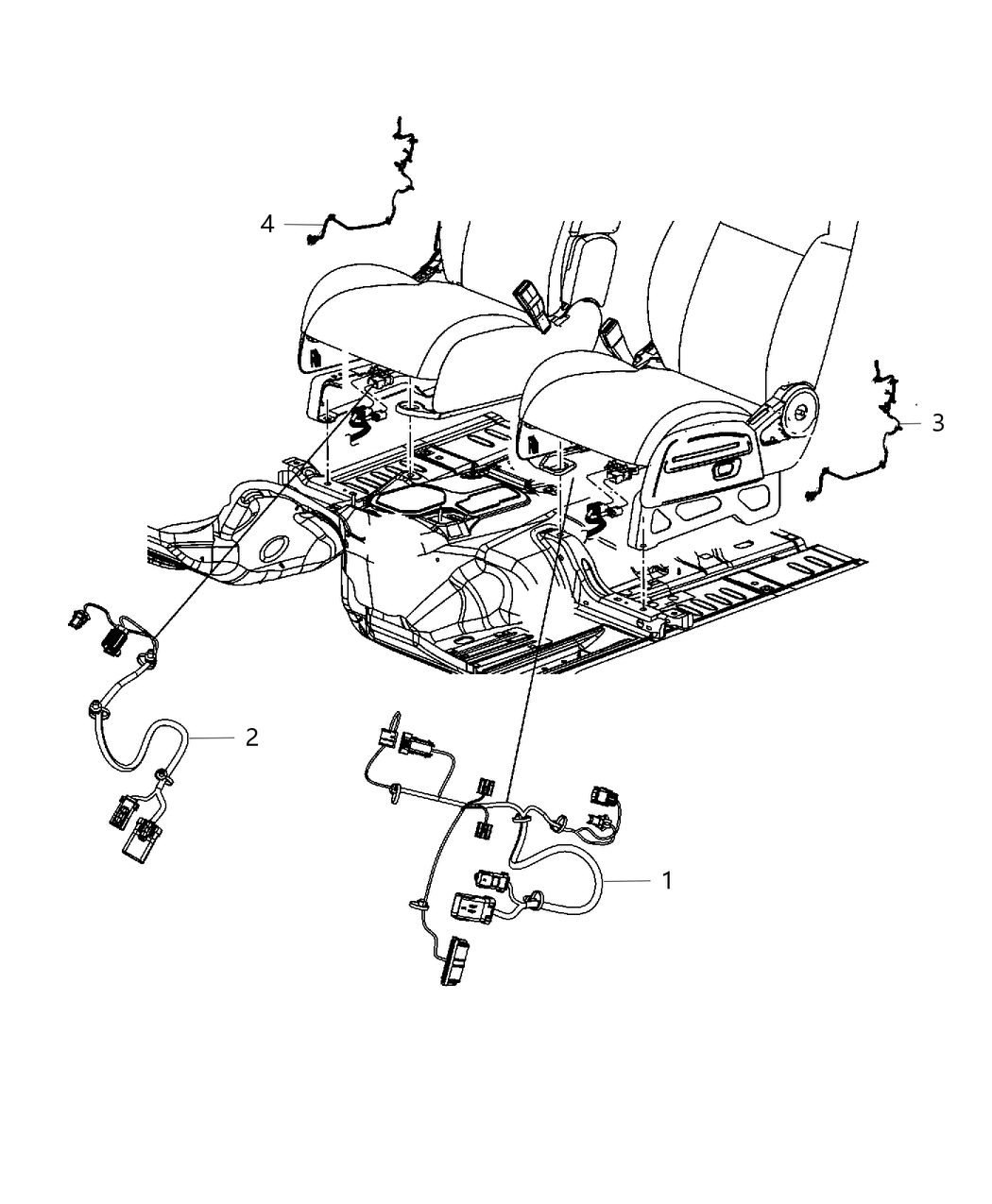 Mopar 68071264AC Wiring-Power Seat