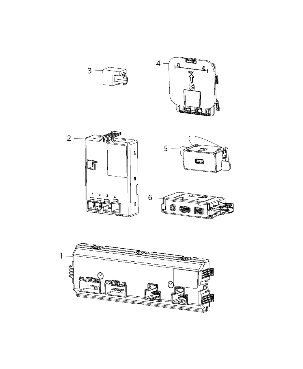 Mopar 68434912AB Module-Comfort Seat Wheel