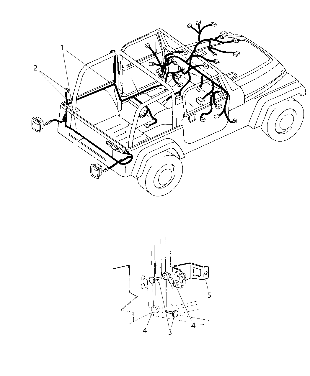 Mopar 56052383AB Wiring-Body