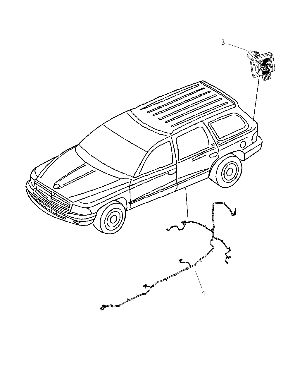 Mopar 56051771AB Wiring-Chassis