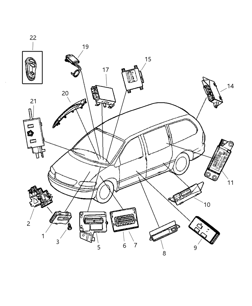 Mopar 4748077AE Module-Body Controller