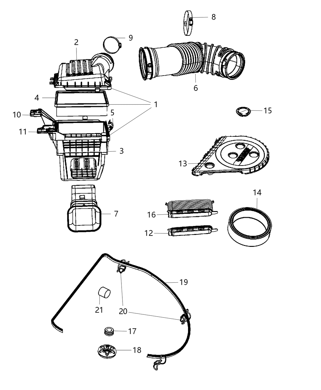 Mopar 5192001AB Air Clean