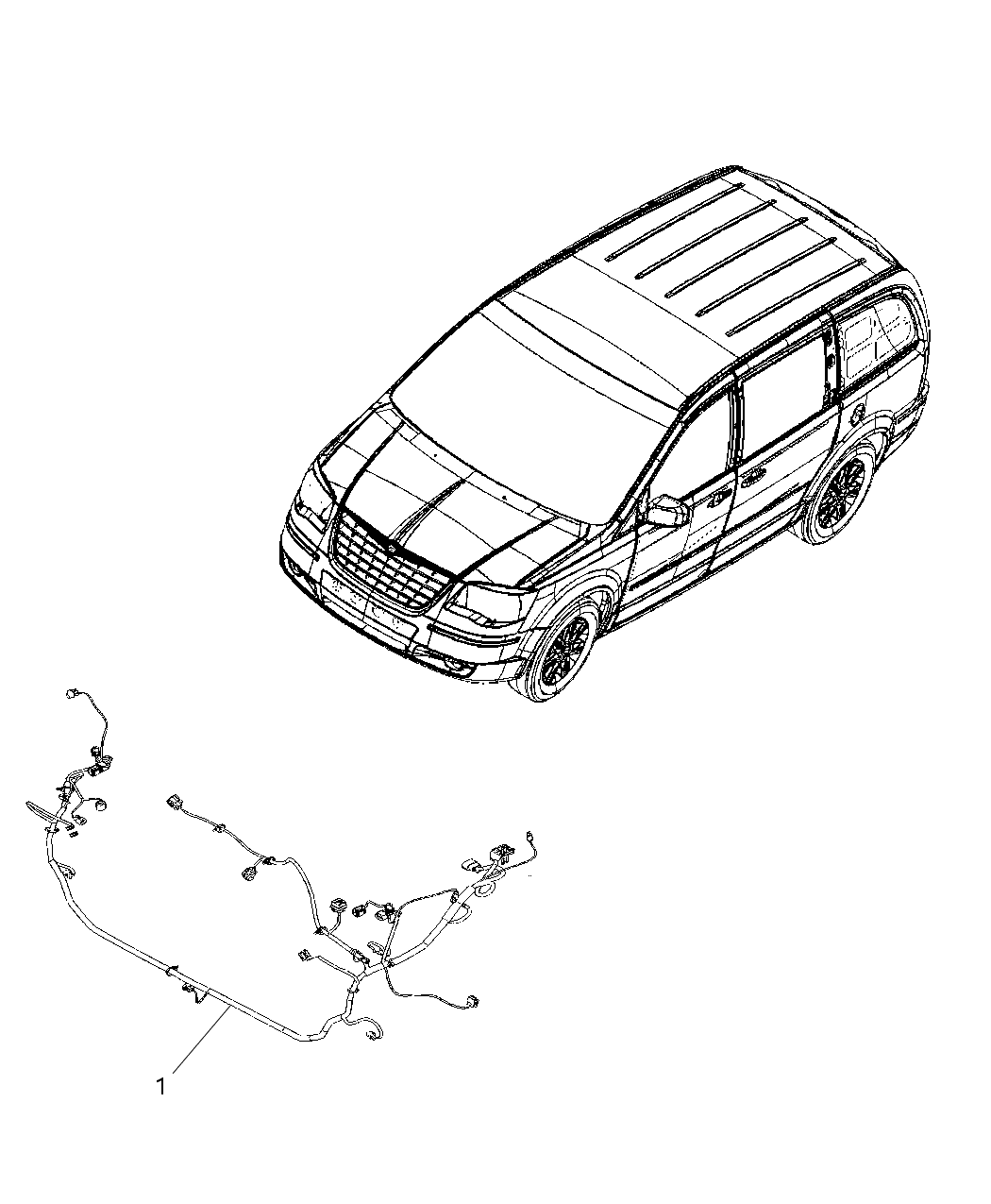 Mopar 4869748AF Wiring-HEADLAMP