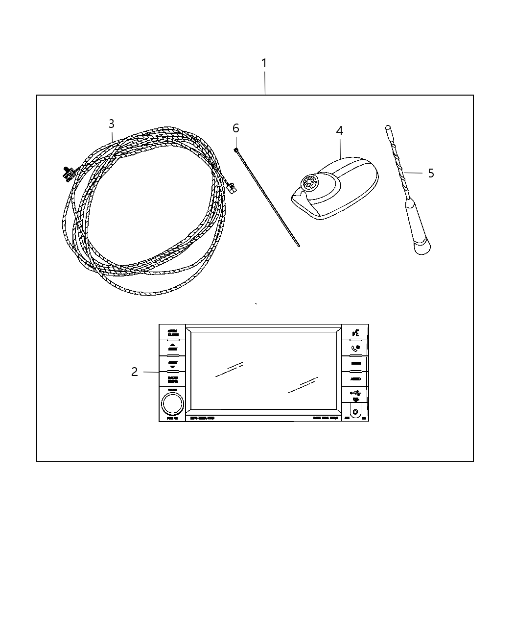 Mopar 5091401AG Radio-Multi Media