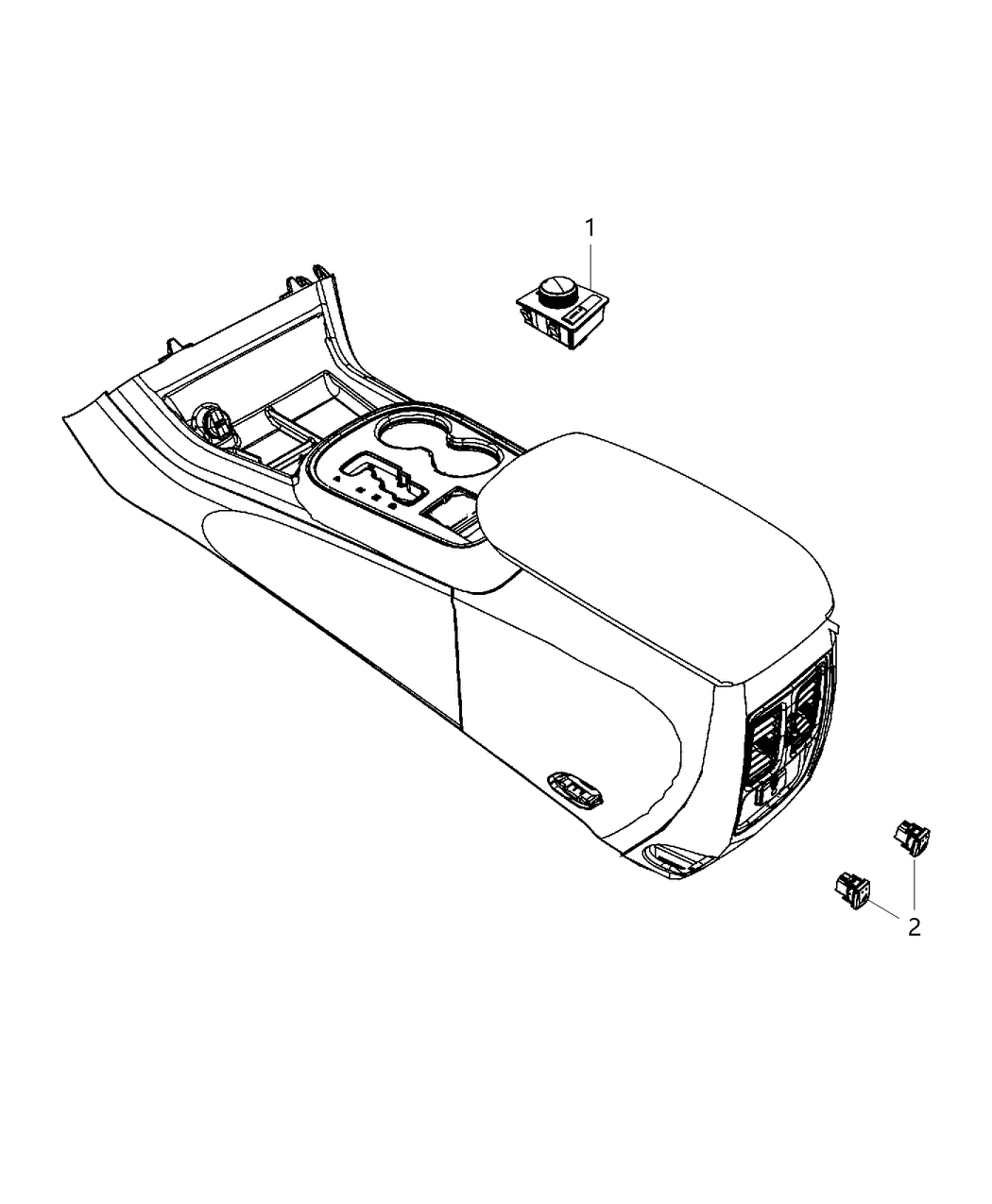 Mopar 68144713AE Switch-Transfer Case