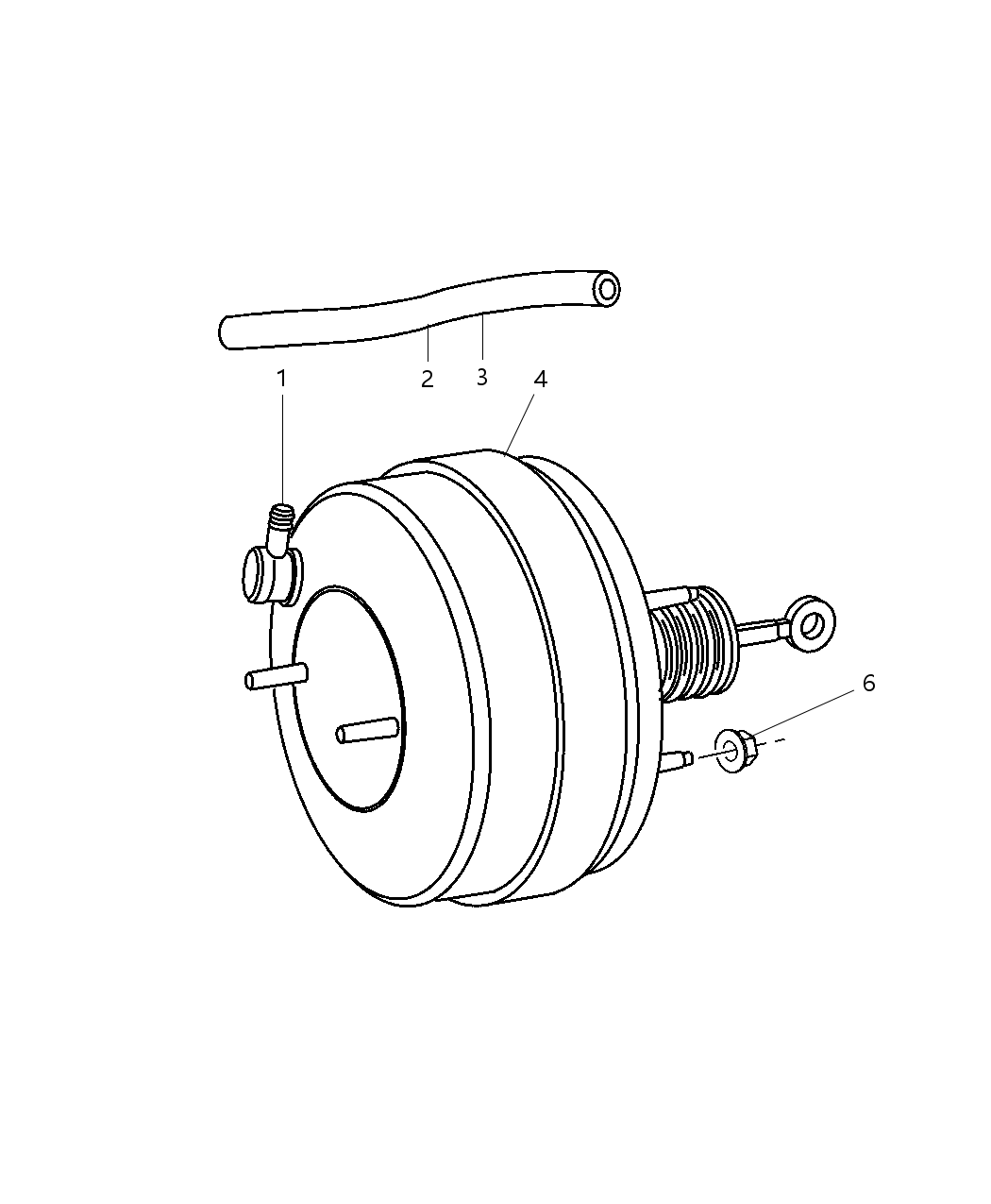 Mopar 52128097 Hose-Brake Vacuum