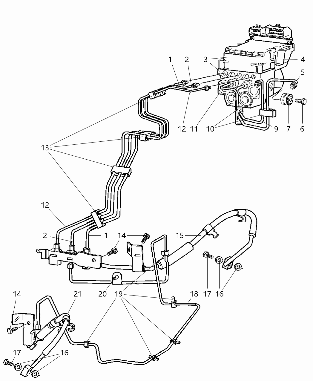 Mopar 52010153AA GROMMET-Hydraulic Control Unit