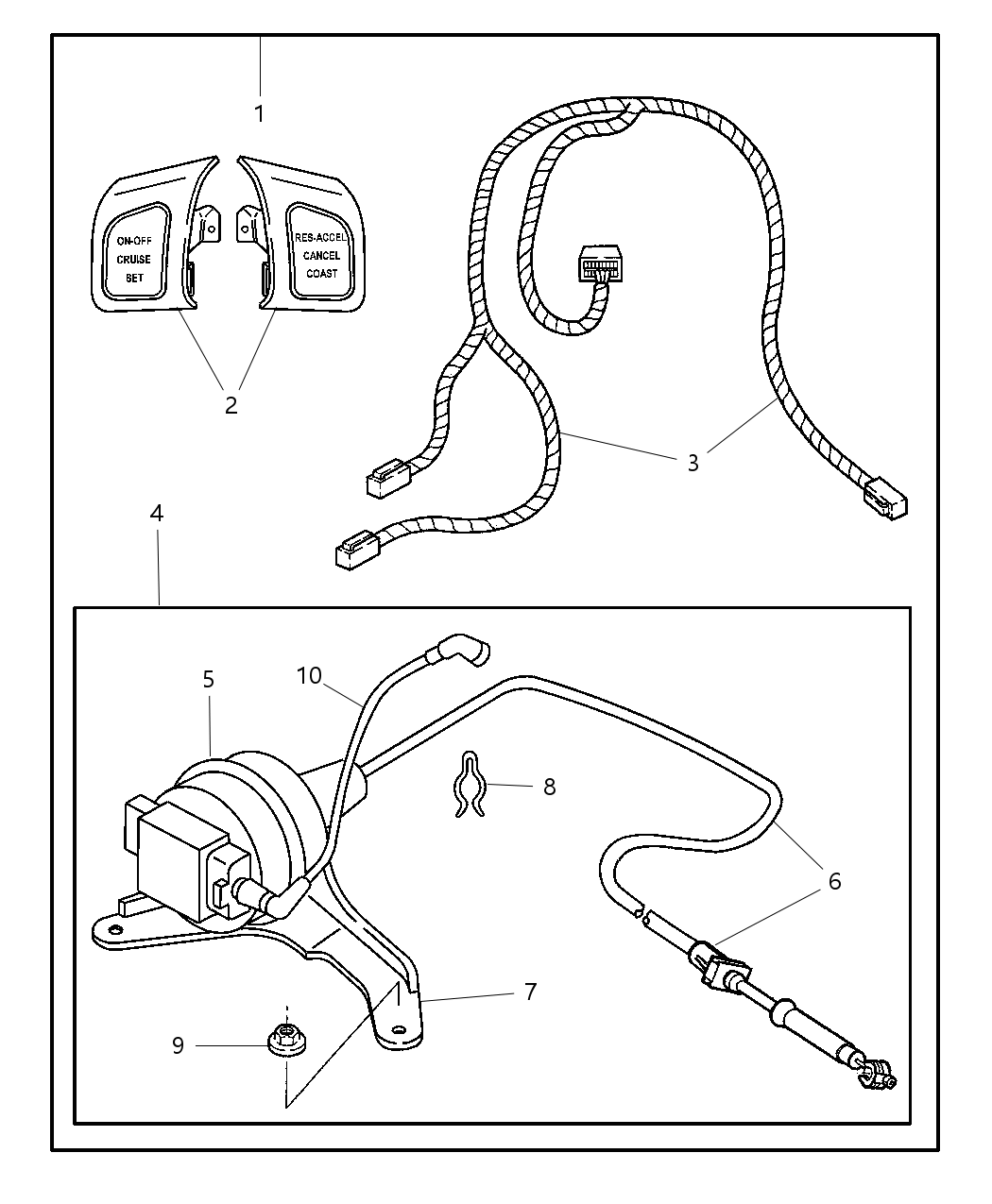 Mopar 53013367AC Cable-Speed Control