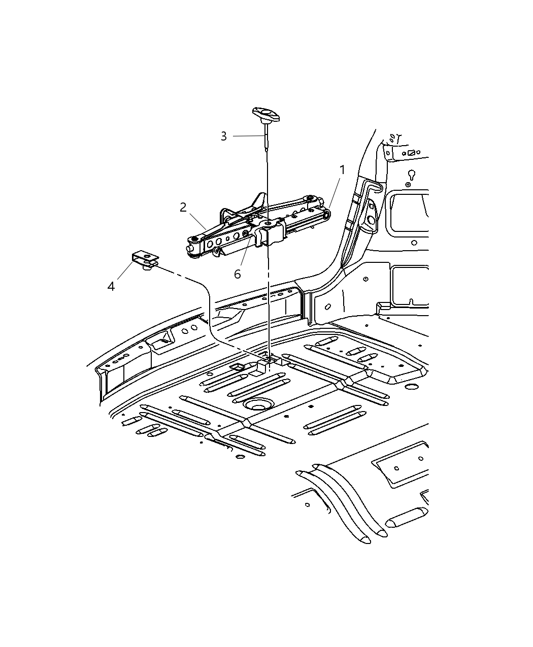 Mopar 4719961AA Bolt-Jack