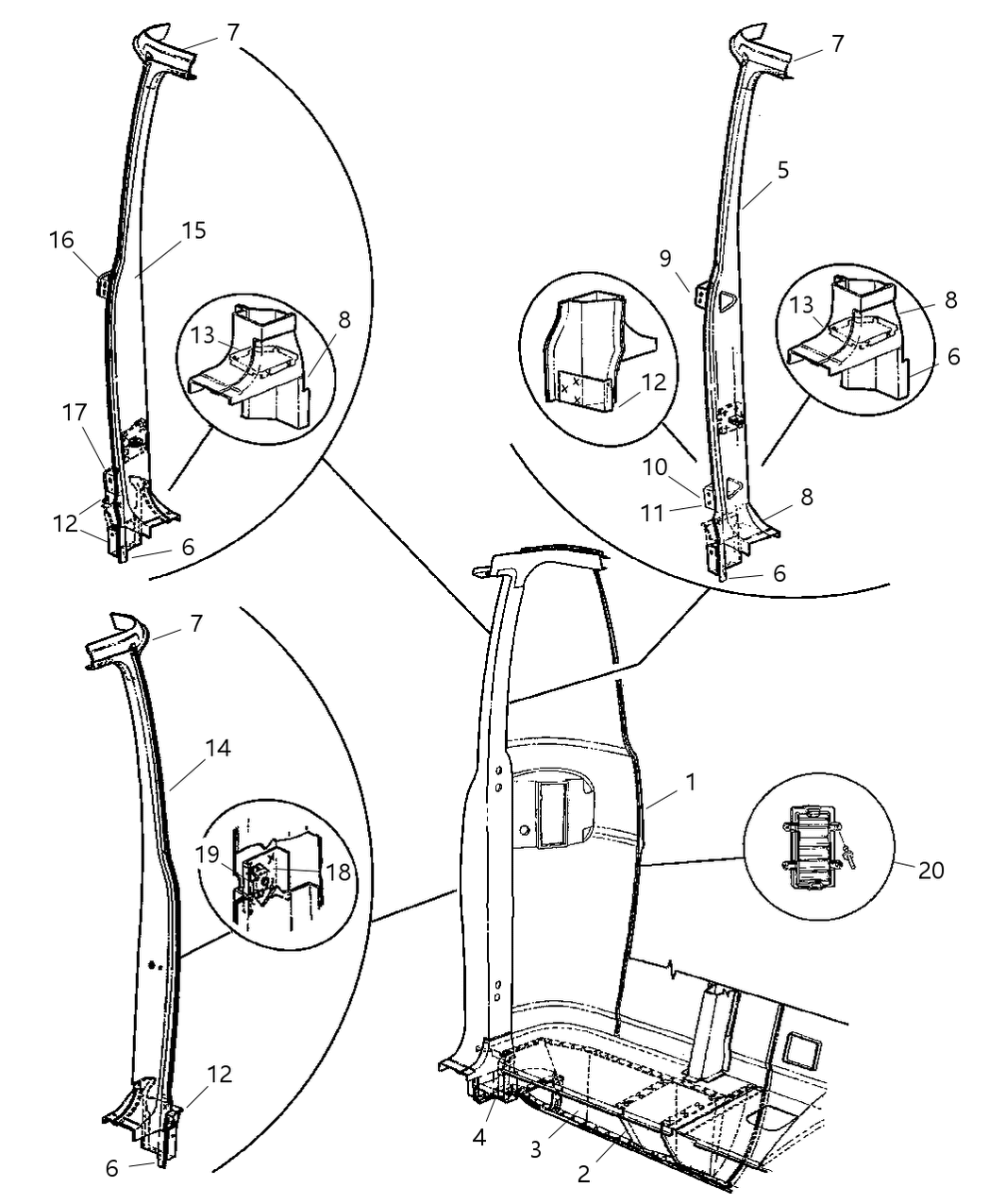 Mopar 4081526AD Extension-Rear Spring Bracket