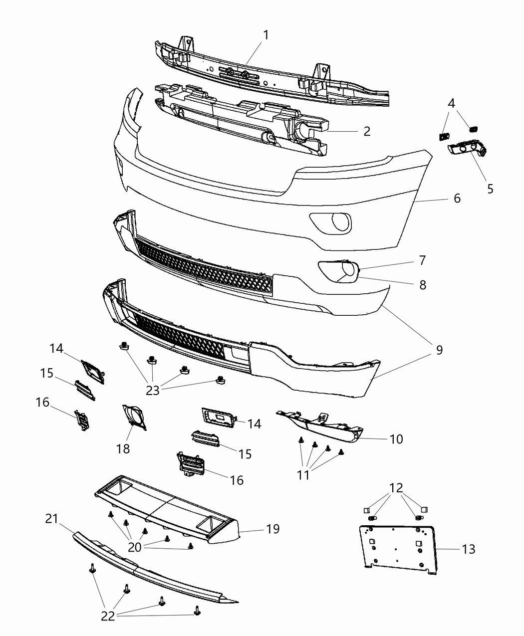 Mopar 5291889AC RETAINER-Tow Eye