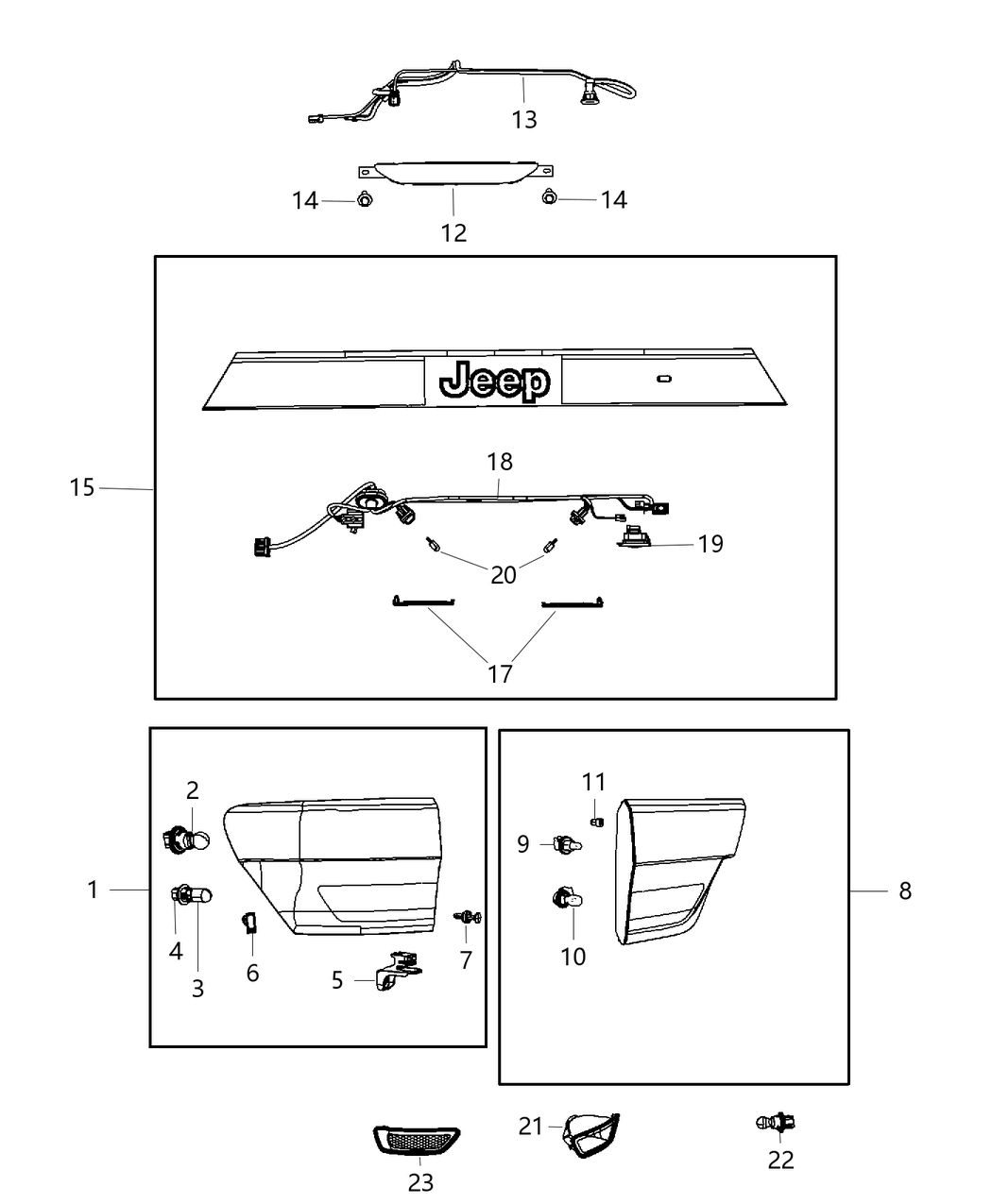 Mopar 1ZV27CDMAA Handle-LIFTGATE