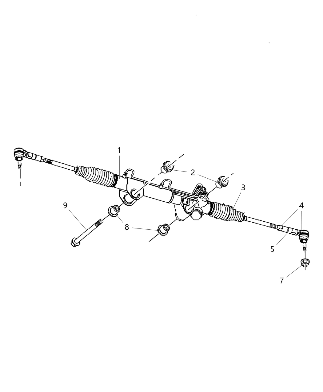 Mopar 2AMTR244AA Tie Rod-Inner End