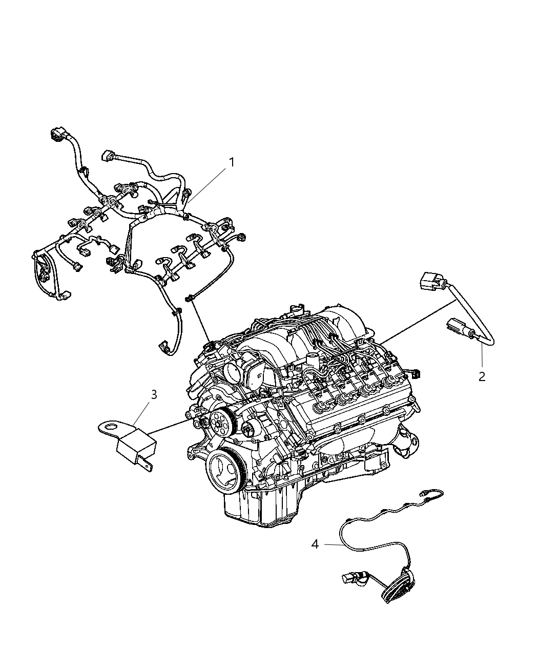 Mopar 68084312AB Wiring-Engine