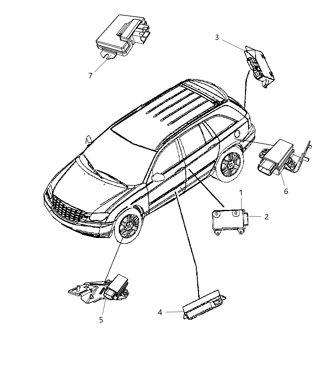 Mopar 56029344AB TRANSPOND-Tire Pressure