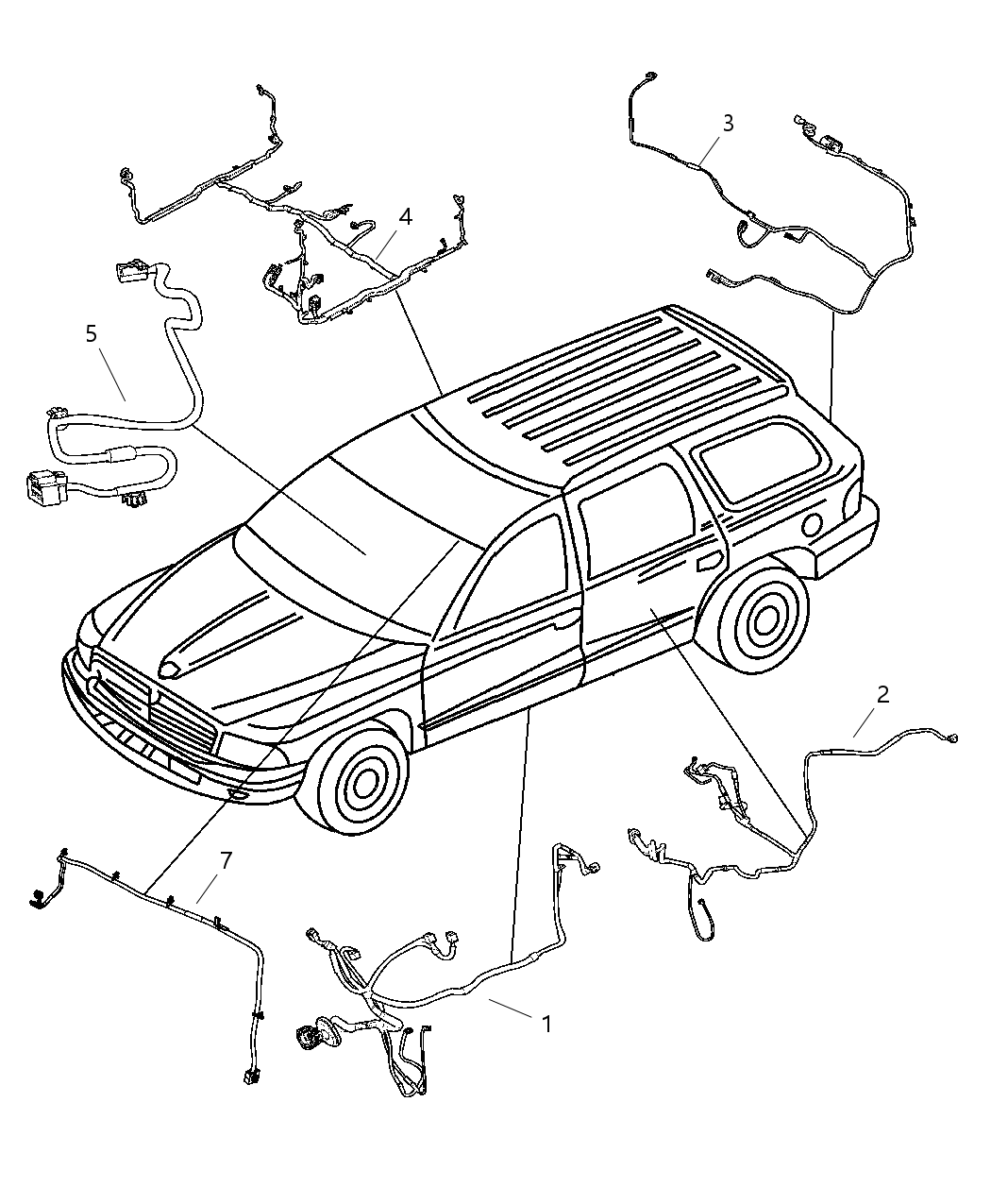 Mopar 56055210AD Wiring-Front Door