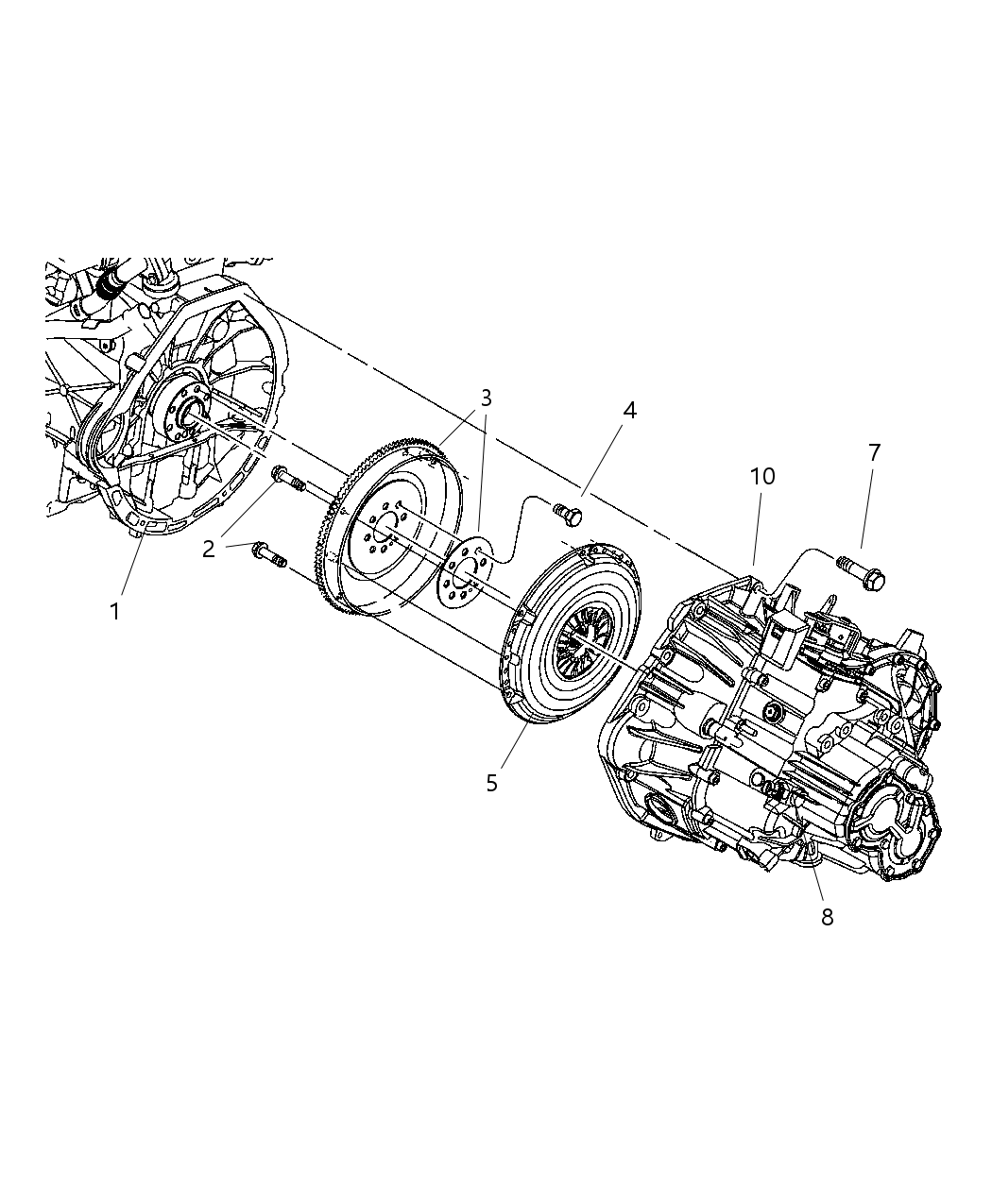 Mopar 4668681AE Clutch-Clutch