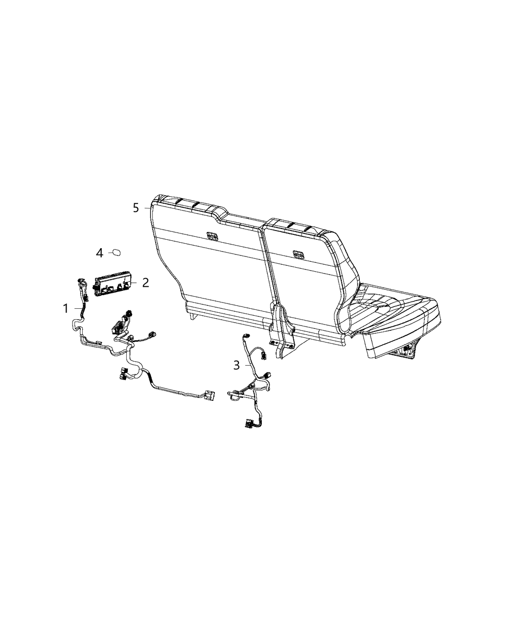 Mopar 68405534AB Seat