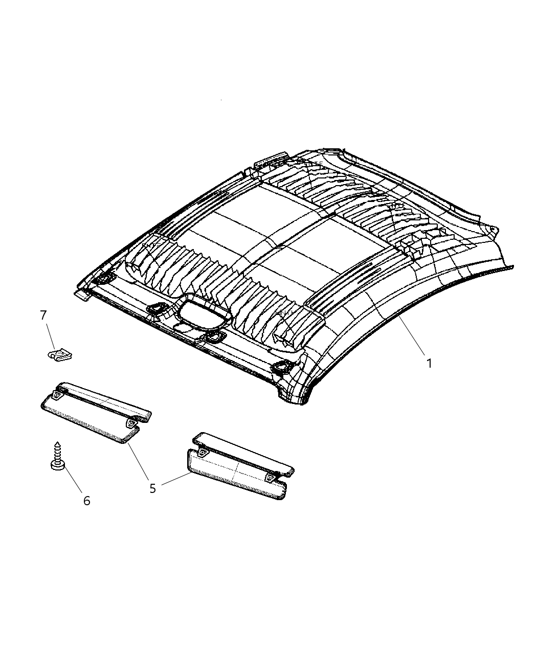 Mopar 5114063AA Clip