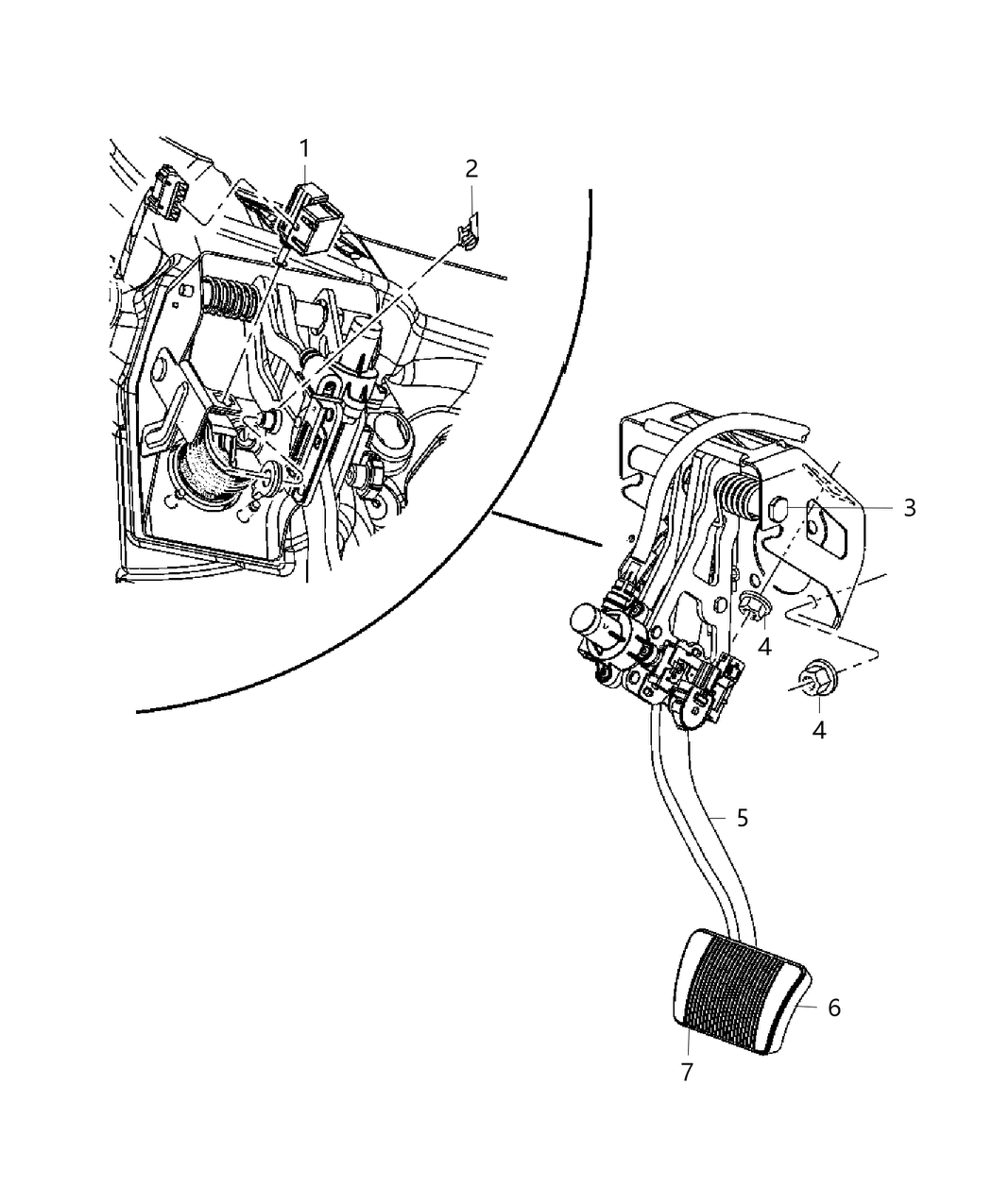 Mopar 4779687AM Pedal-Adjustable