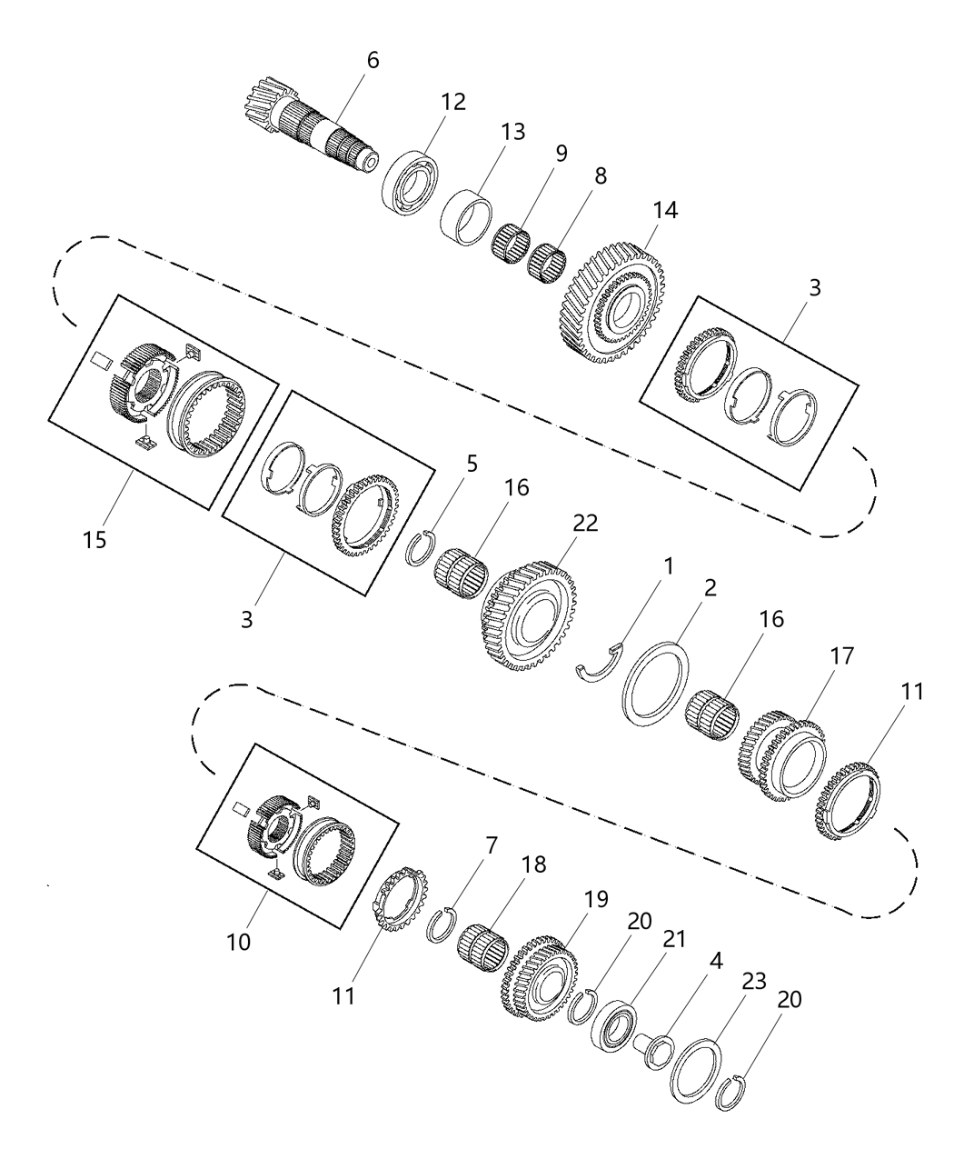 Mopar 68099429AA Gear-Second