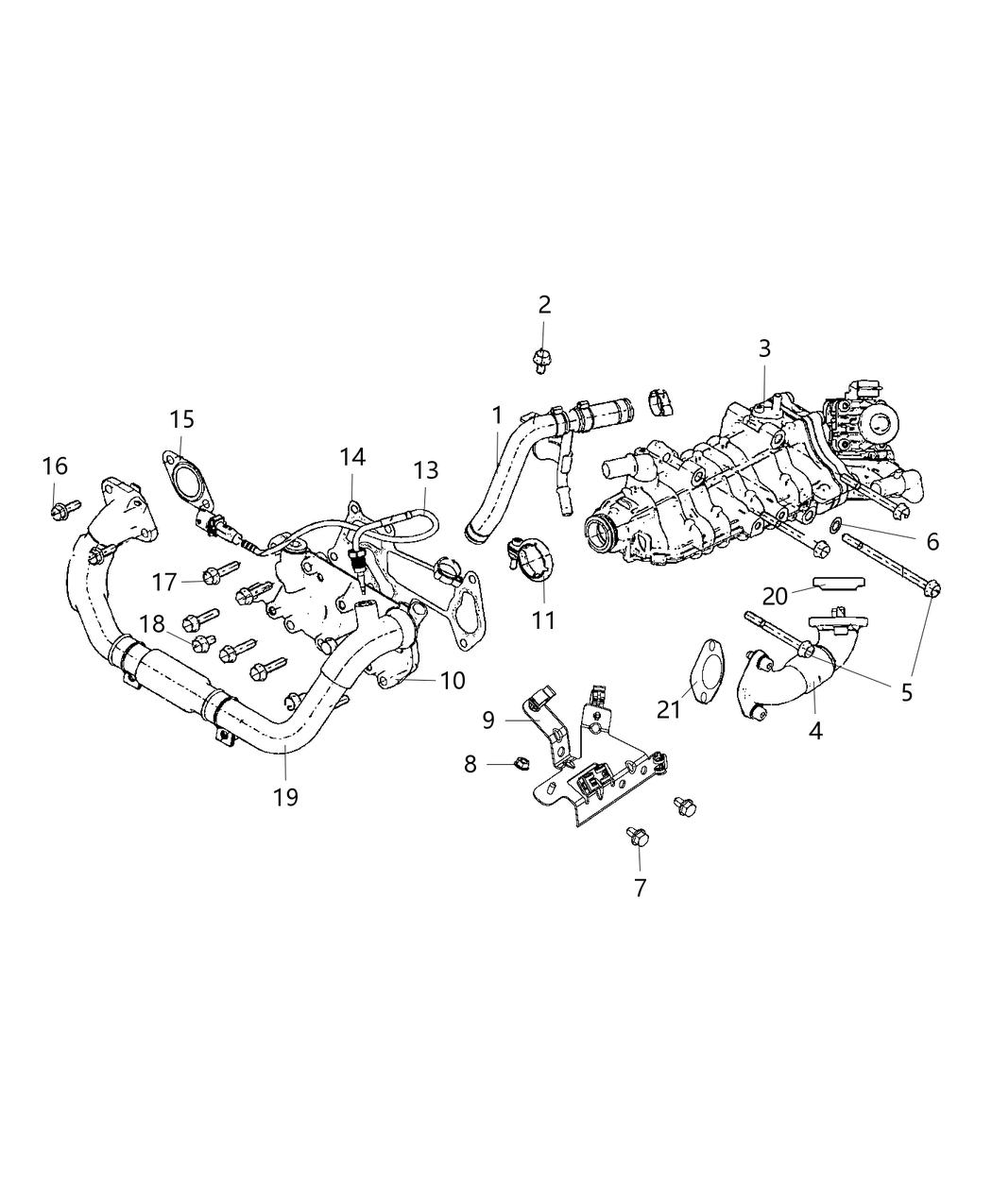 Mopar 68355752AA Egr Cooler Seal