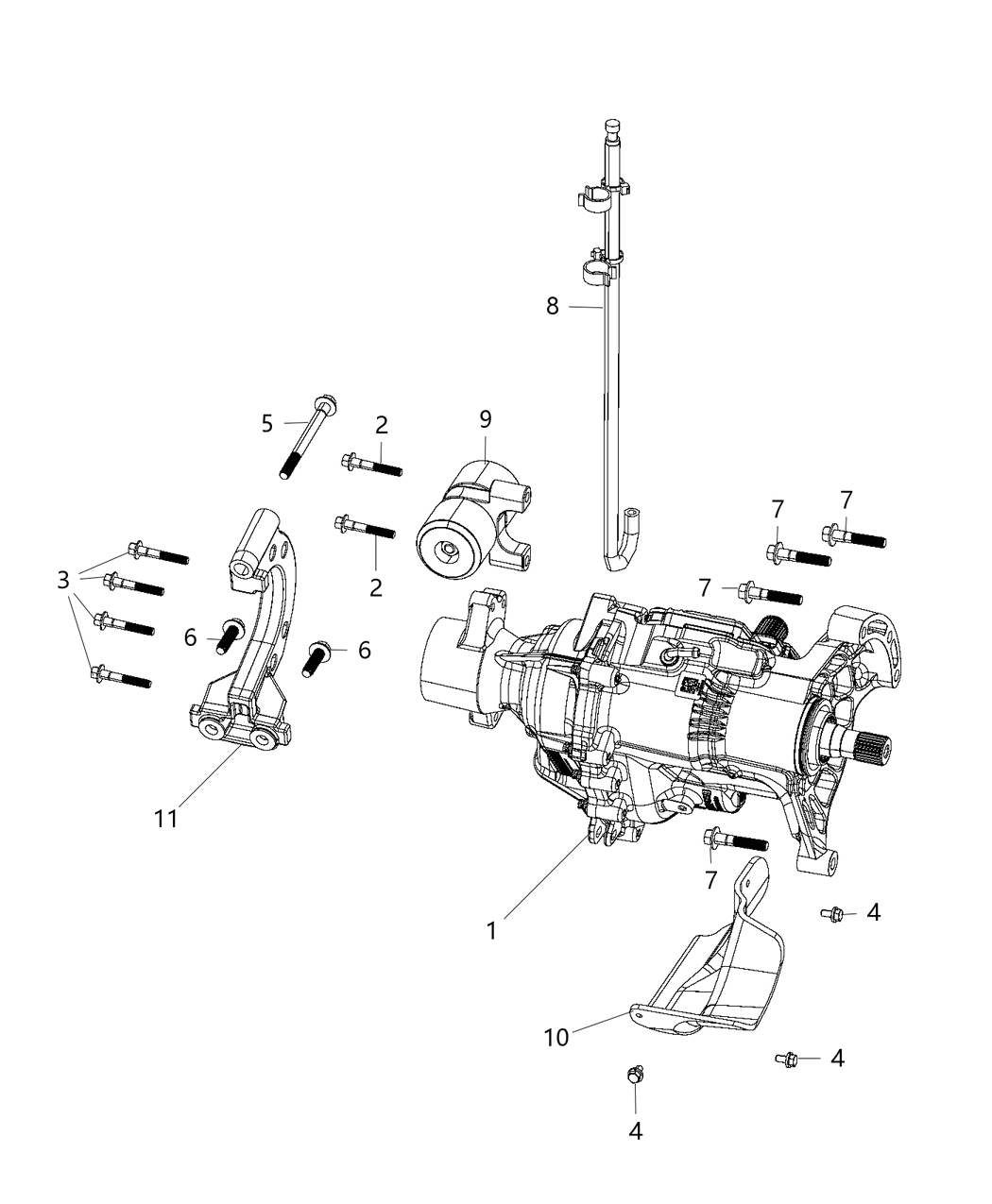 Mopar 68307402AA PTO Unit