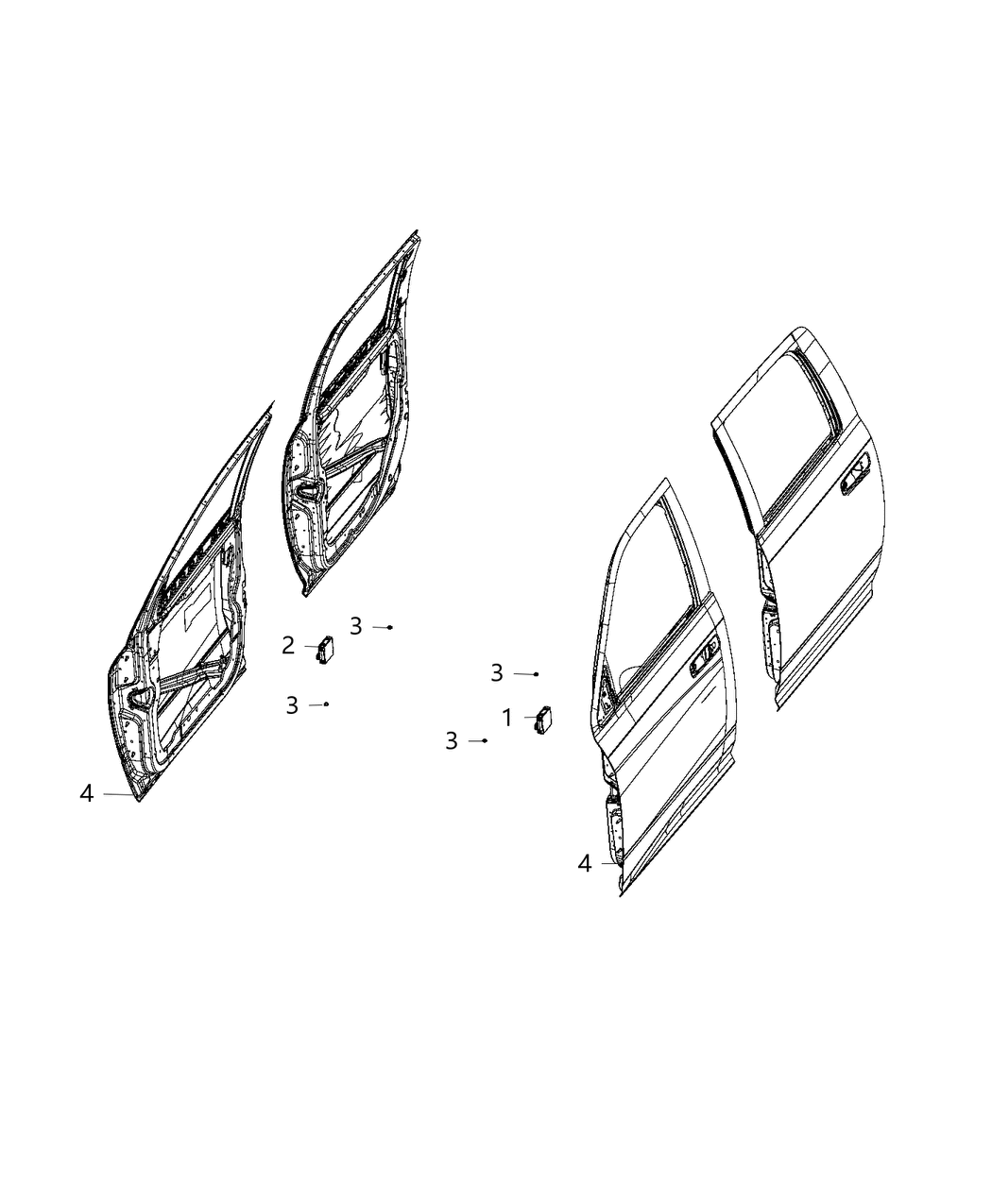 Mopar 68517699AA Module-Door