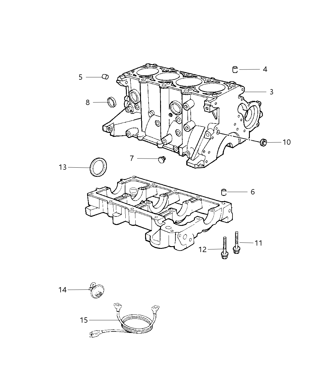 Mopar R3424846 Engine-Long Block