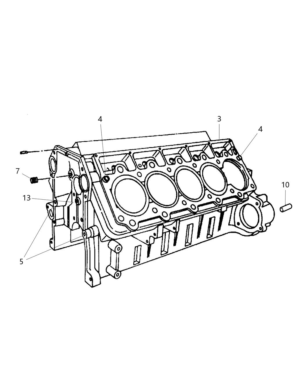 Mopar 5086535AC Gasket Pkg-Engine Lower