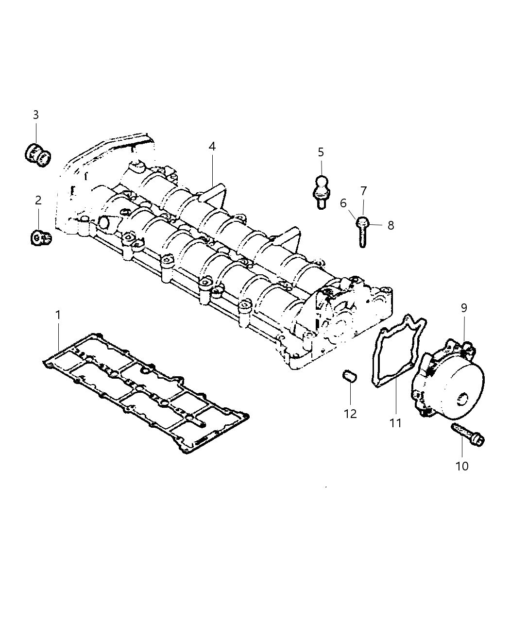 Mopar 68093011AA Cover-CAMSHAFT