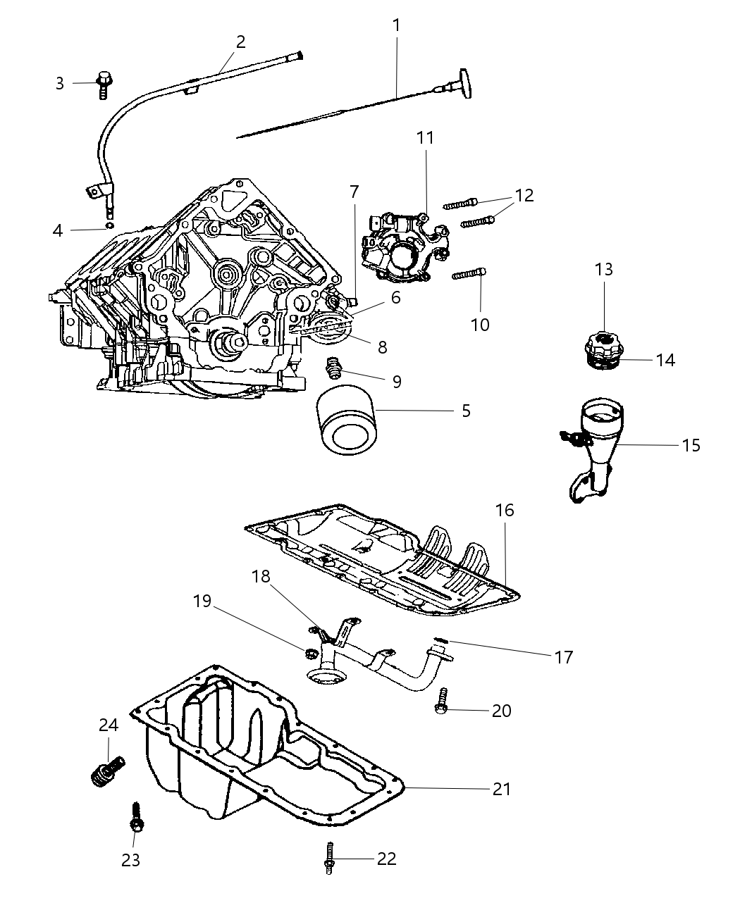 Mopar 53013680AC Adapter-Oil Filter