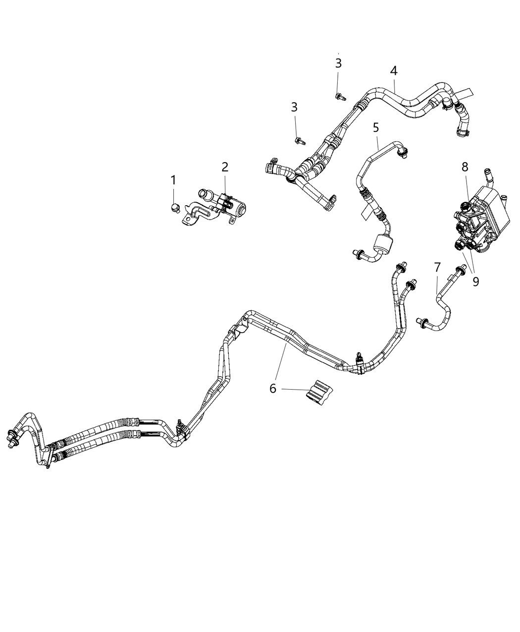 Mopar 68252075AA Valve-COOLANT 3 Way