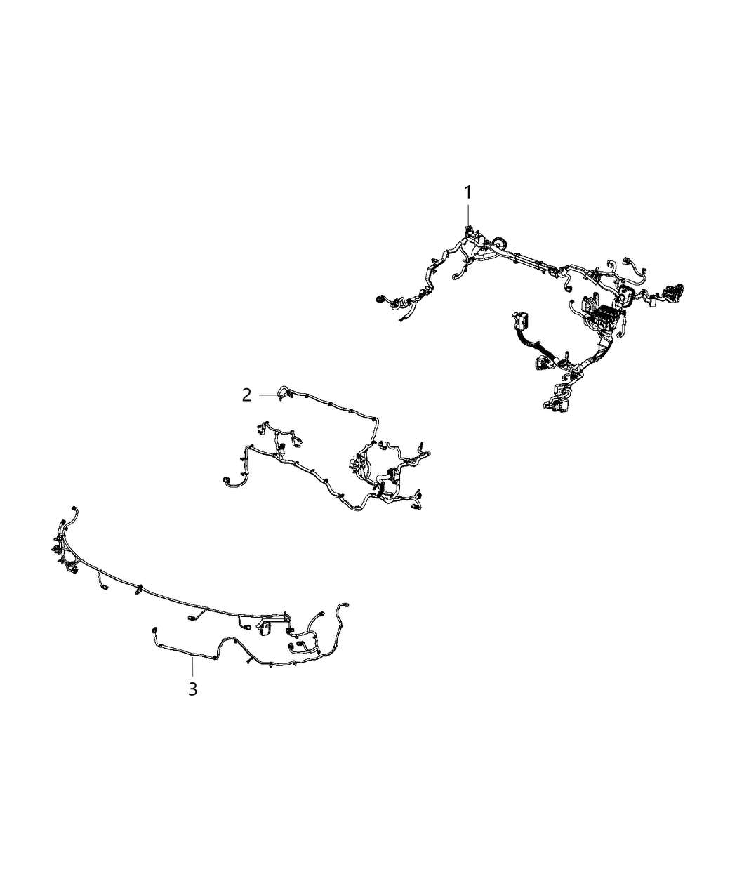 Mopar 68207043AE Wiring-Dash