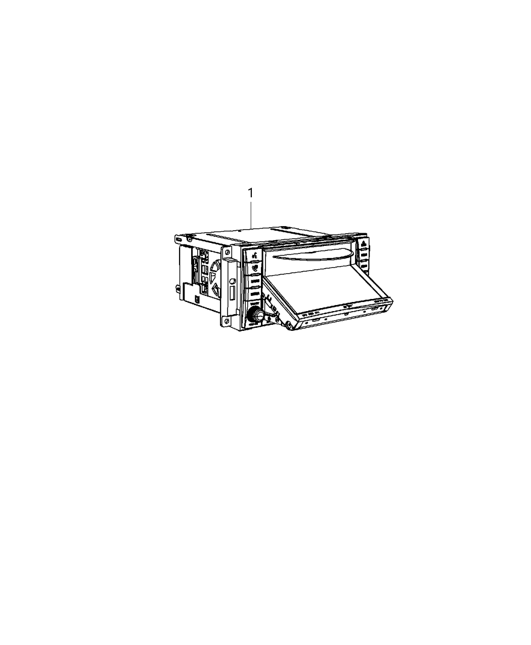 Mopar 5091054AG Radio-Multi Media