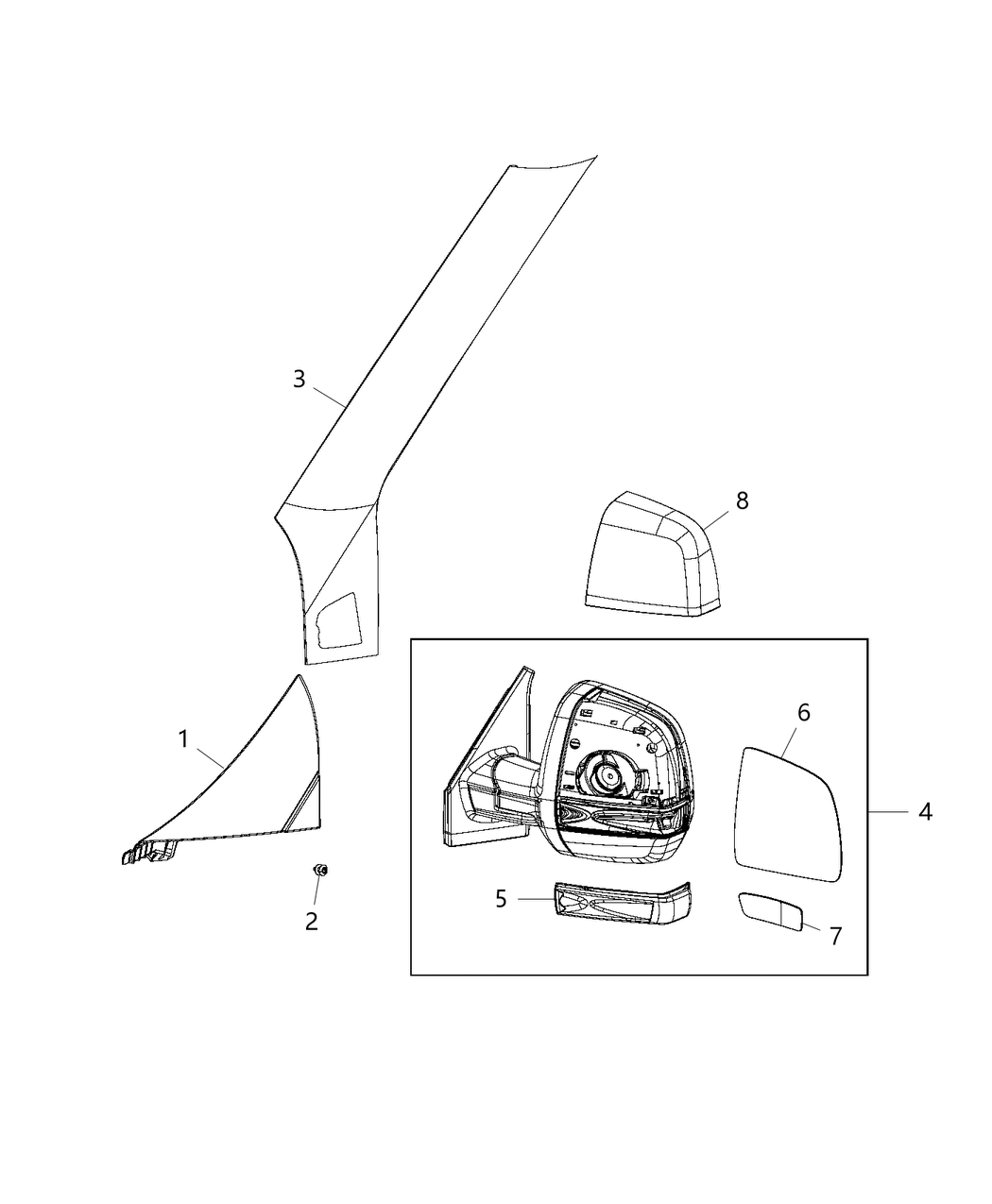 Mopar 68289100AA Lamp-Turn Signal