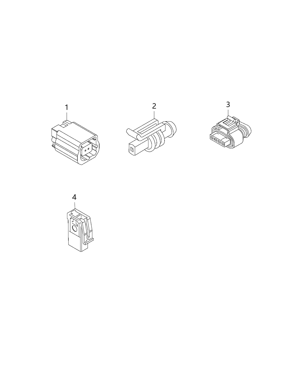 Mopar 68427680AA Connector-Electrical