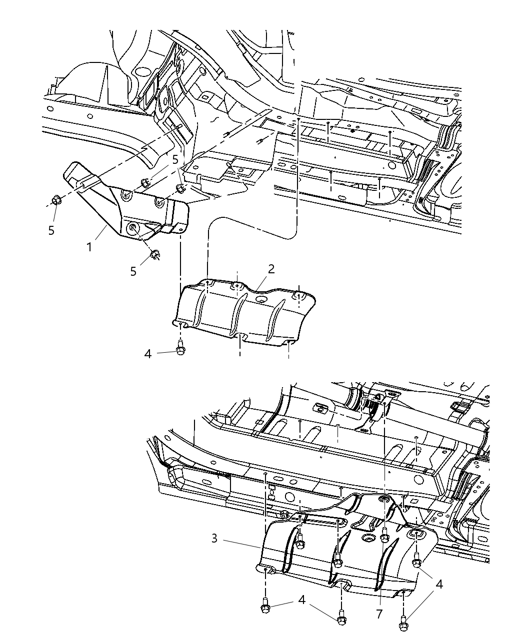 Mopar 4809822AC Shield-Heat