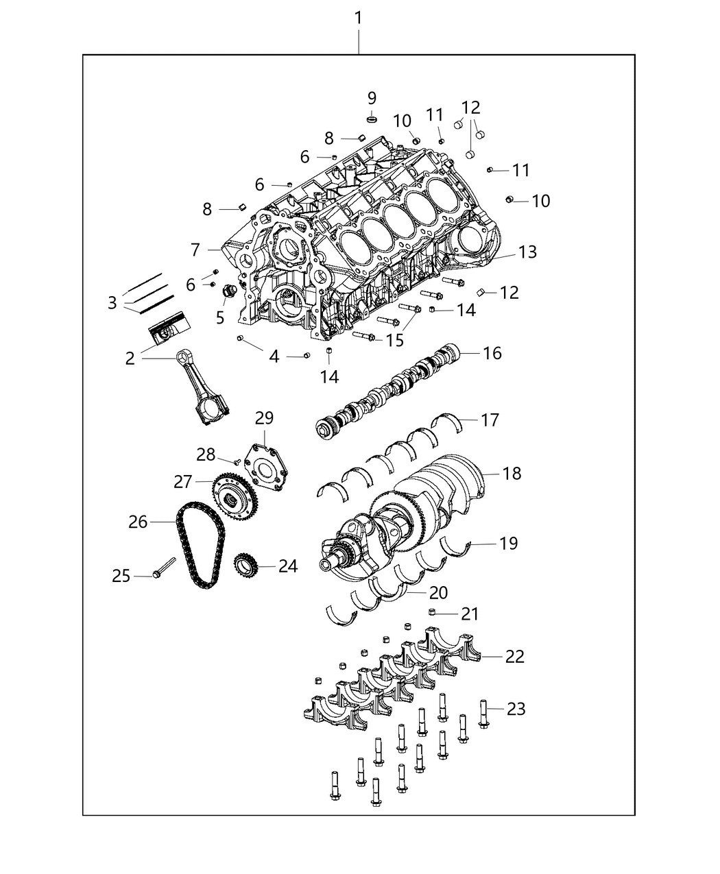 Mopar 68193491AB Piston