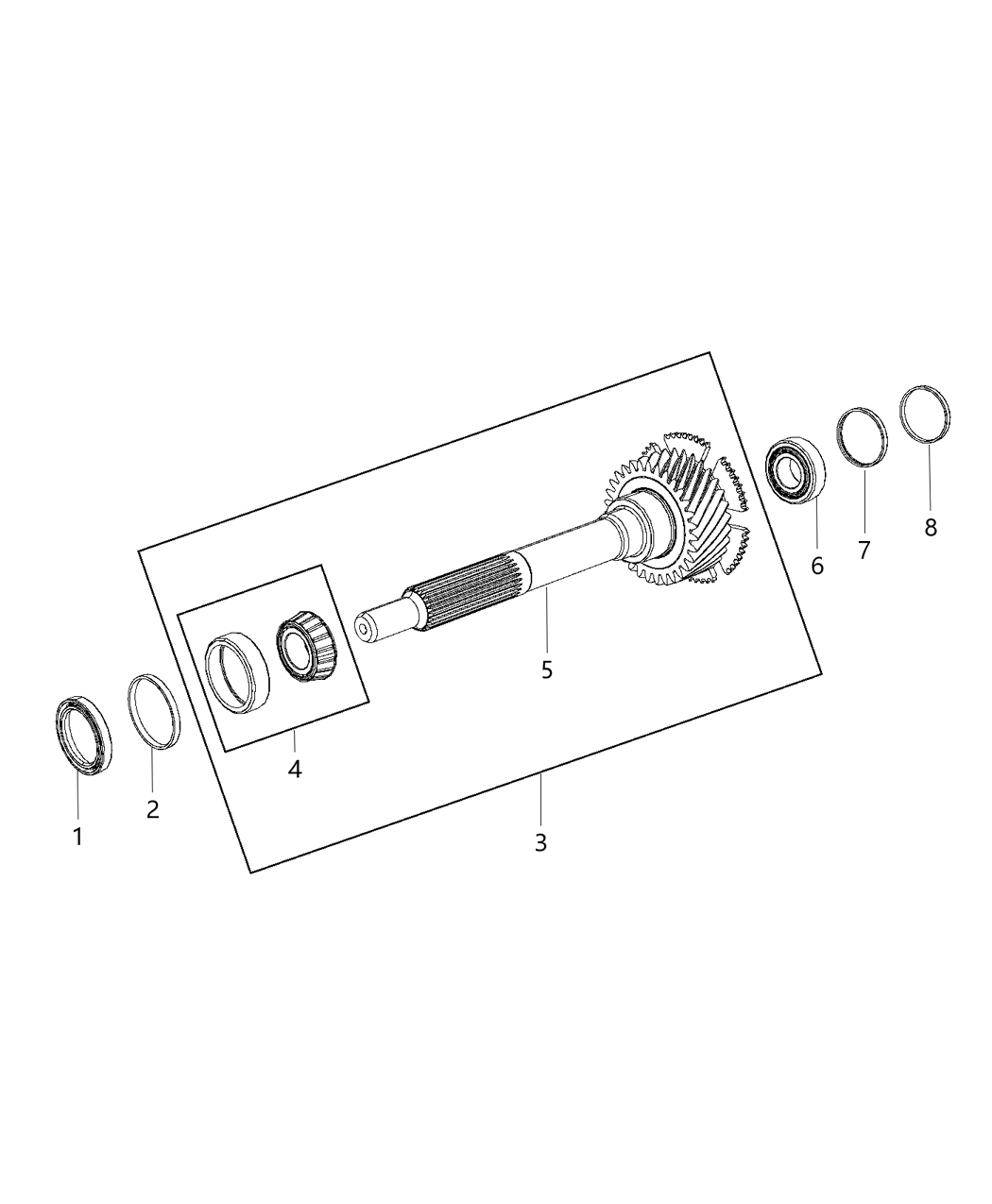 Mopar 68199056AA Bearing-Thrust