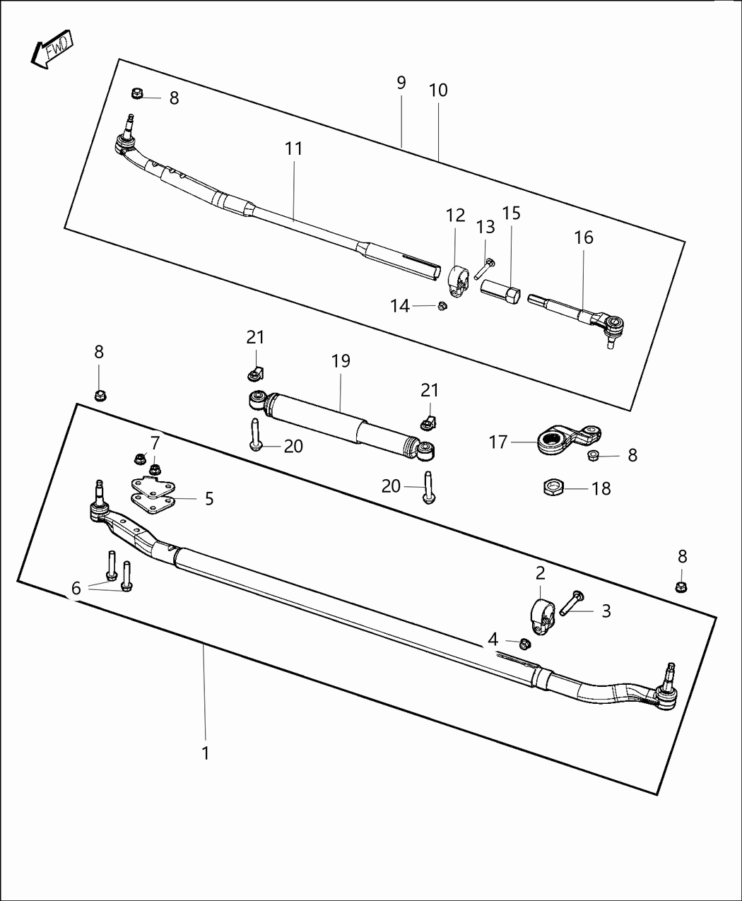 Mopar 6510751AA Bolt-Square Neck